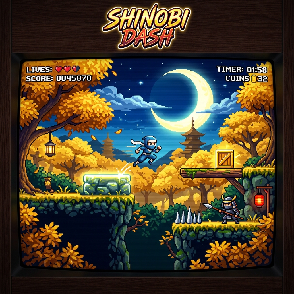 SHINOBI DASH Game Screen